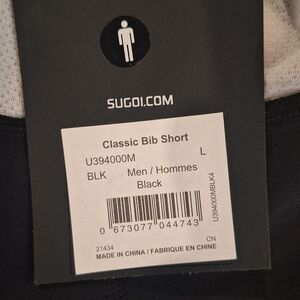 Sugoi Men's Classic Bib Short in Black